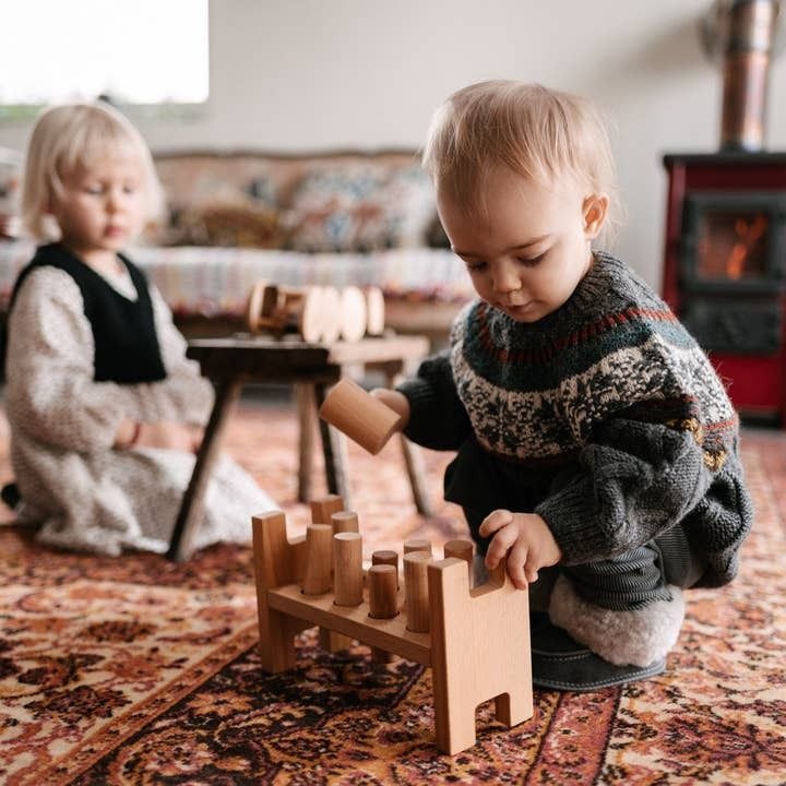 Houten baby en dreumes speelgoed 
