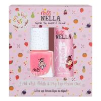 Miss Nella Lips & Tips duo Set Honey Bunny en Cheeky Bunny