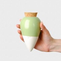 Pepin Olla Groen Lila Gestreept watergeefsysteem keramiek