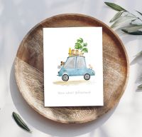 Verhuiskaart Nieuw adres auto Adams Arts