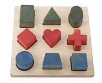Regenboog houten vormenpuzzel Wooden Story