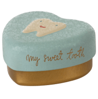 Maileg tandendoosje blauw mint
