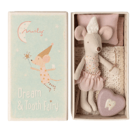 Maileg tandenfee muis kleine zus roze