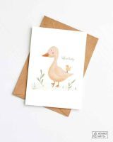 Geboortekaart Welkom kleintje Eend van Adams Arts