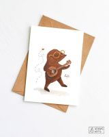 Wenskaart Liefs mol Adams Arts