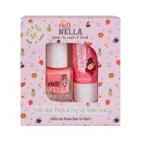 Miss Nella Lips & Tips duo Set Butter Cheeks en Peach Slushie