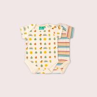 Vintage Rainbows set van rompers Little Green Radicals
