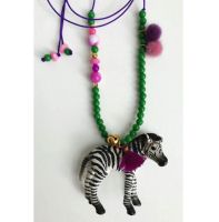 ByMelo dierenketting Zizi Zebra