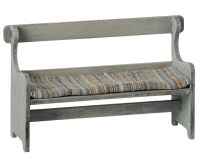 Maileg vintage houten bankje off-white