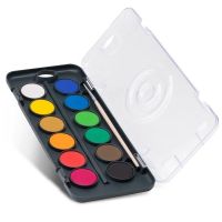 Primo aquarelverf set 12 kleuren met kwast