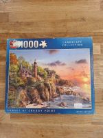 Tweedehands puzzel Sunset at Craggy Point