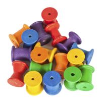 Grapat houten spoelen