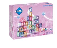 Coblo knikkerbaan Pastel 100 stuks