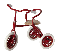 Maileg driewieler rood