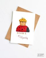 Verjaardagskaart Fijne verjaardag Lieveheersbeestje Adams Arts