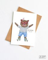 Verjaardagskaart Happy Birthday Cool Kid Adams Arts