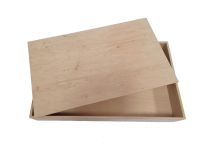 Houten speelbak met deksel