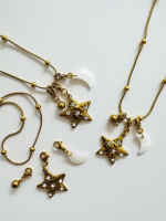 ByMelo ketting ster en maan