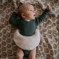 Warmtemaantje merinowollen naturel pittenzak