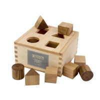 Houten Naturel Vormenstoof Wooden Story