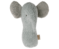 Maileg rammelaar olifant Light Dusty Blue