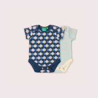 Set van twee rompers Little Fish van Little Green Radicals