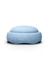 Stapelstein Pastel blauw lichtblauw losse steen