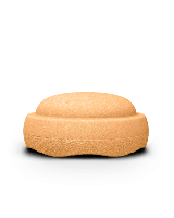 Stapelstein Pastel oranje lichtoranje losse steen