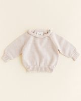 Hvid Sweater Georgette Cream