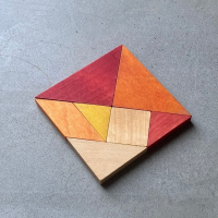 Wooden Story Houten Tangram Warm