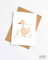 Geboortekaart Welkom kleintje Eend van Adams Arts