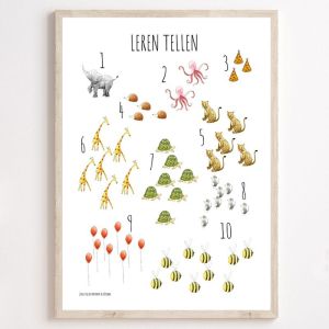Juulz Leren Tellen poster