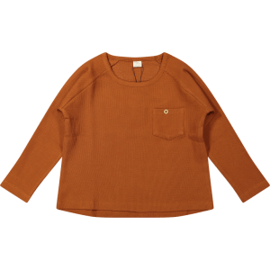 Shirt Julot Rib Waffle Leather Brown Riffle Amsterdam