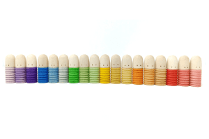 Set van 18 Brots poppetjes van Grapat