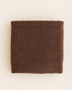 Hvid blanket Dora Mocha