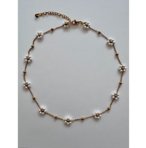 ByMelo ketting Flower White