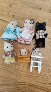 Tweedehands Sylvanian Families Familie Kat
