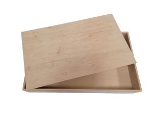 Houten speelbak met deksel