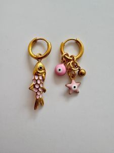 ByMelo oorbellen Vis