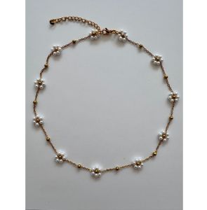 ByMelo ketting Flower White