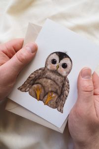 Kaart Twany Owl van Getekenddoorzusje