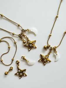 ByMelo ketting ster en maan