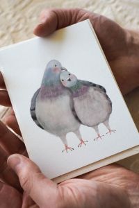 Kaart Tortelduifjes van Getekenddoorzusje