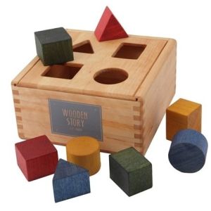 Houten Regenboog vormenstoof Wooden Story