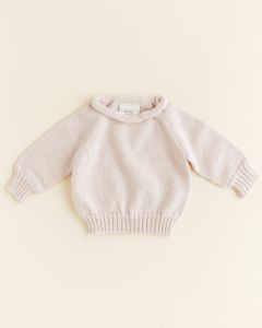 Hvid Sweater Georgette Cream