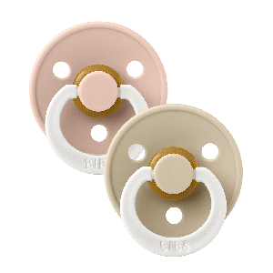 Bibs spenen Glow in the Dark Vanilla en Blush