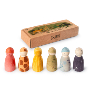 Houten Nins dieren van Grapat