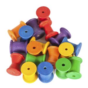 Grapat houten spoelen