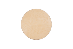 Houten rond plateau Grapat