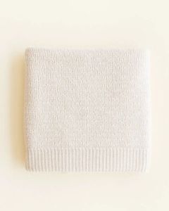 Hvid blanket Dora Cream